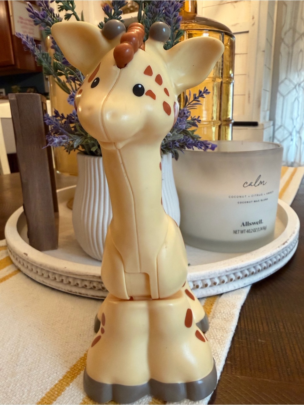 Fisher Price Little People Giraffe Toy 9” with sounds works